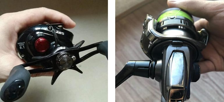 baitcaster vs spinning reel